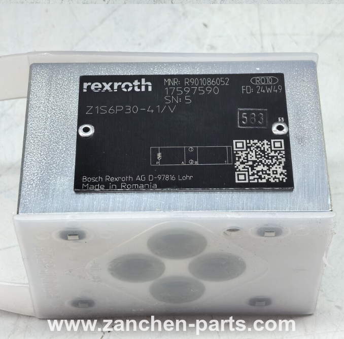 Rexroth R901086052 Check Valve Sandwich Plate Pressure Control Valve Z1S6P30-41/V